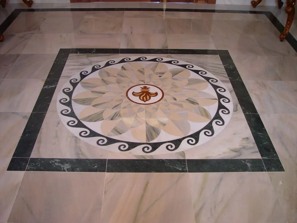 Rosetón de pavimento
